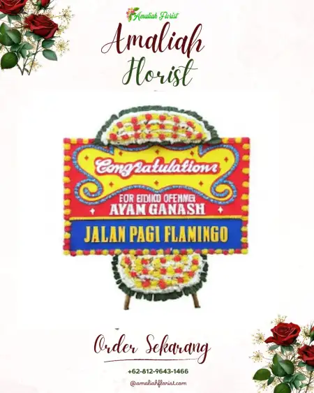 Sewa Papan Bunga Tejamari