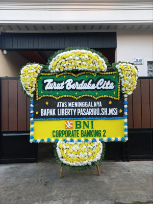 Papan Bunga Duka di Tejamari