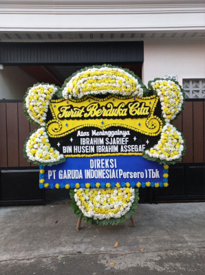 Papan Bunga Duka di Tejamari