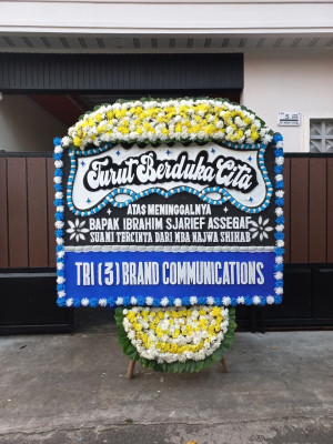 Papan Bunga Duka di Tejamari